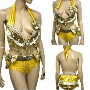 Belle Beauty and the Beast Cosplay Rave Bra 34C